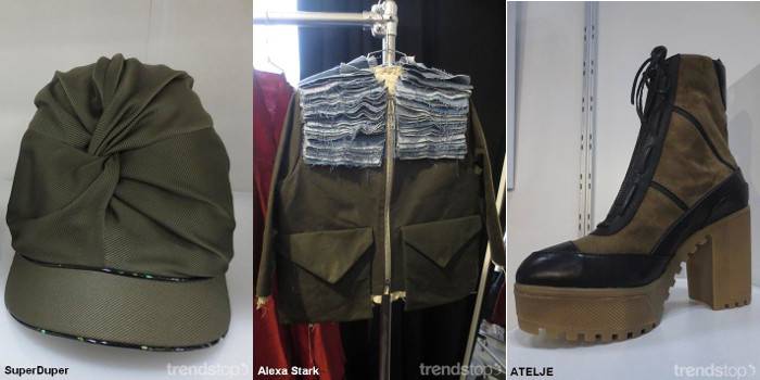 Modetrend des Jahres 2016 "New Utility" der Herbst/Winter 2016-17-Messen