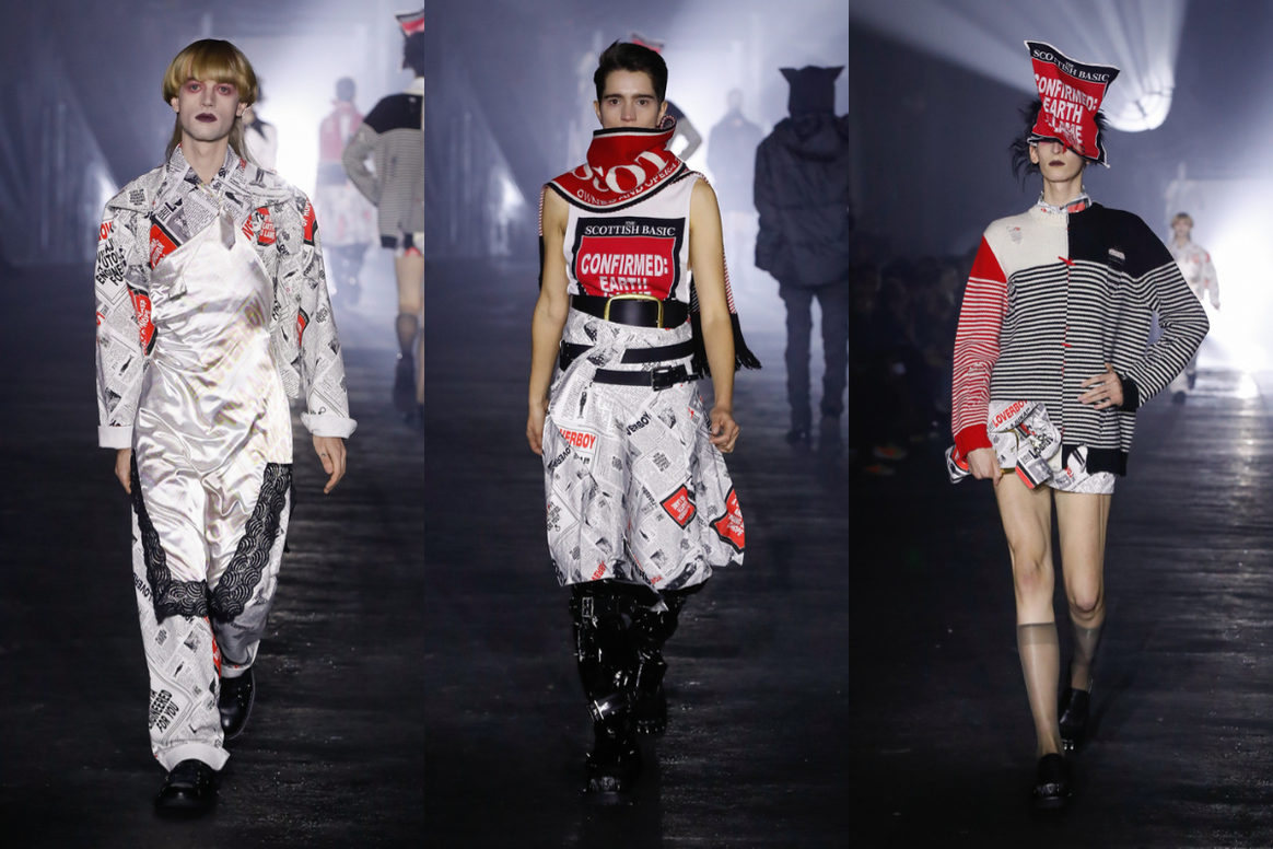 Image: Charles Jeffrey Loverboy; AW23, Milan Menswear Fashion Week