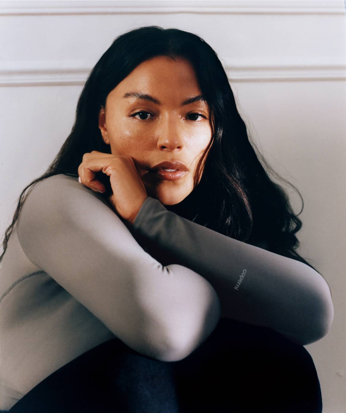 Coperni C+ “carewear” campaign featuring Paloma Elsesser