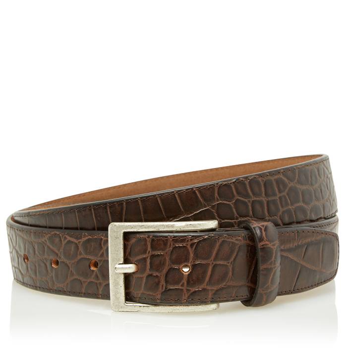 | Accessoires | Croco herenriem | mocca | Castelijn& Beerens