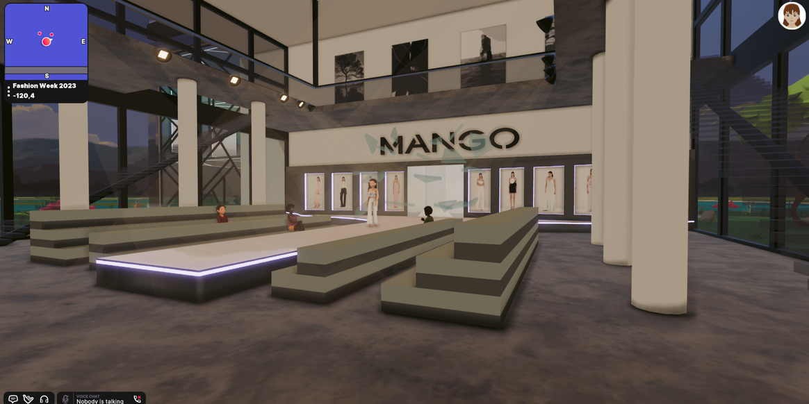 Mango hosts runway for MVFW. Image: Mango