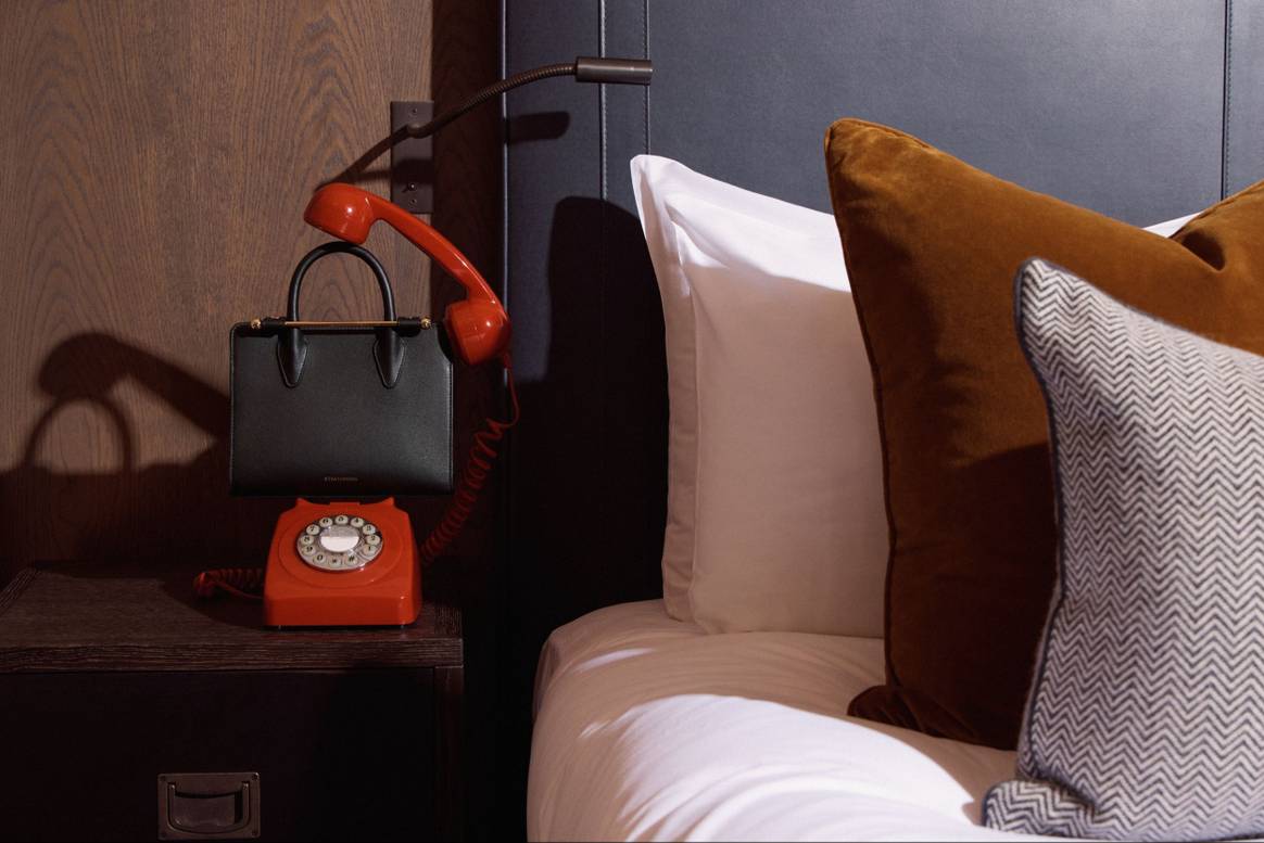 Strathberry x Kimpton Hotels ‘Borrow a Bag’ campaign