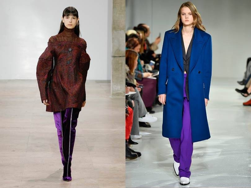 Gespot op de catwalk: Pantone x Prince paars