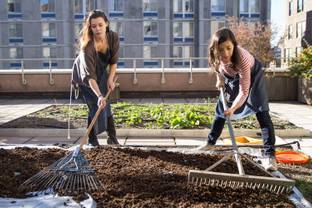 Fashion Institute of Technology students turn used muslin into compost