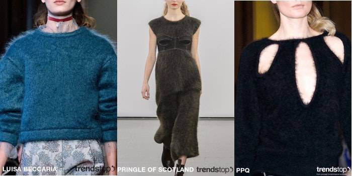 Principales Tendances de Pulls & Tricots Automne/Hiver 2017-18