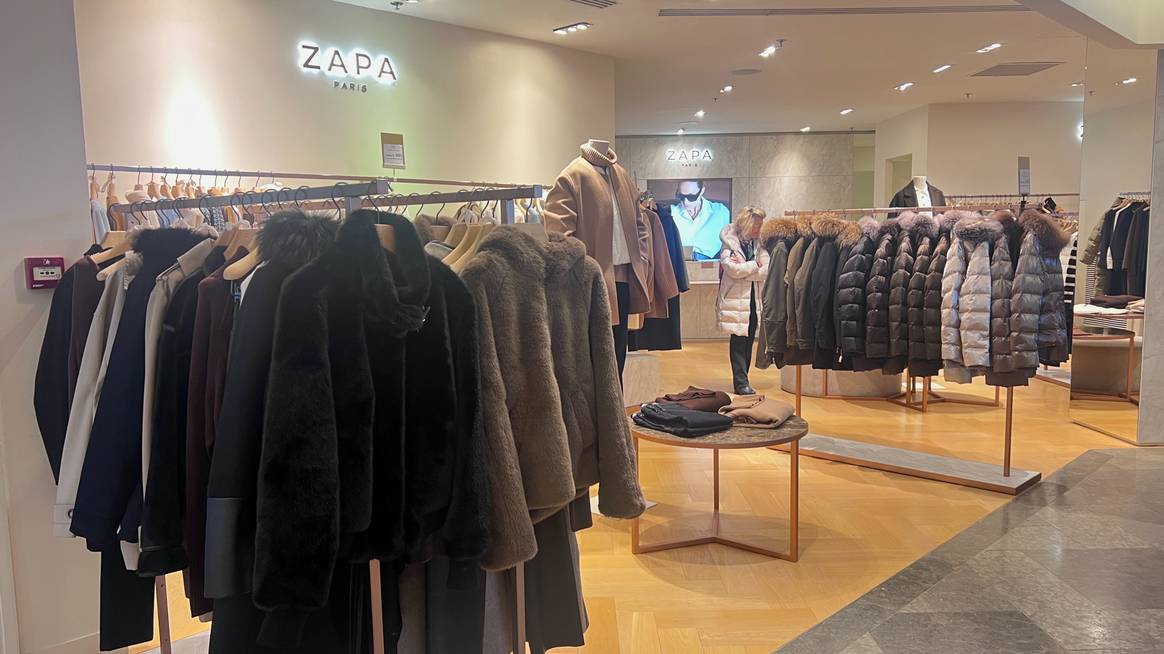 Stand Zapa au Printemps Haussmann