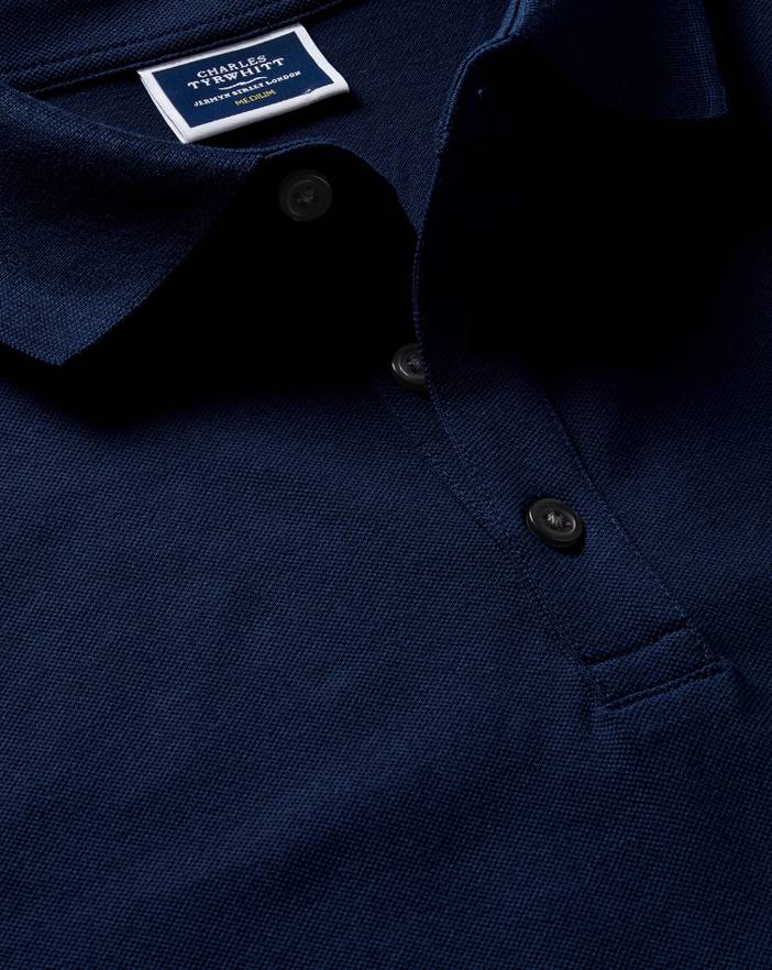 Men's Charles Tyrwhitt Long Sleeve Pique Polo Shirt | Charles Tyrwhitt