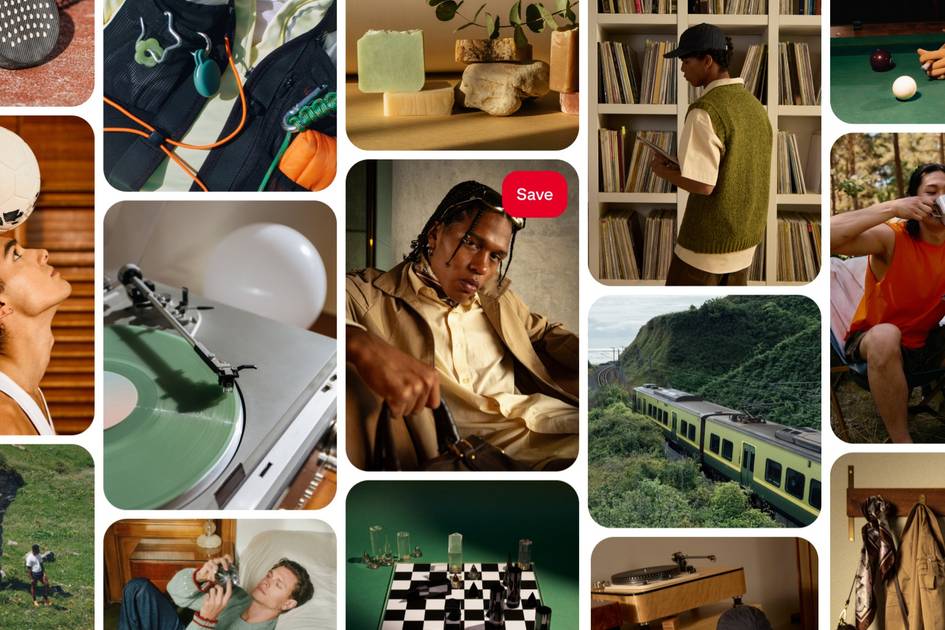 Pinterest men's trend report 2026: workwear, leather and pink define the look
