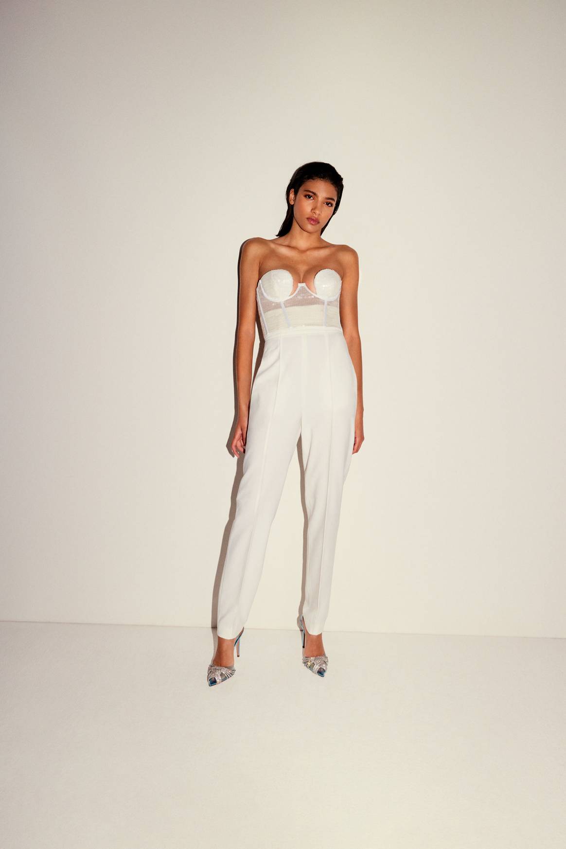 Nensi Dojaka's first bridal collection in collaboration with Mytheresa. Image: Mytheresa