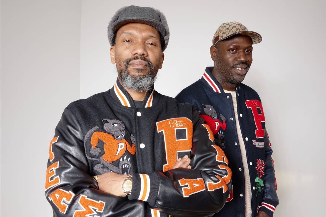 Edson Sabajo and Guillaume Schmidt, the founders of streetwear brand Patta.