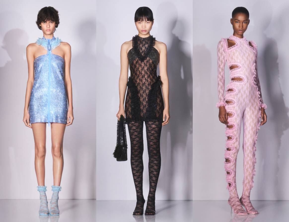 Christopher Kane's Self-Portrait residency collection.