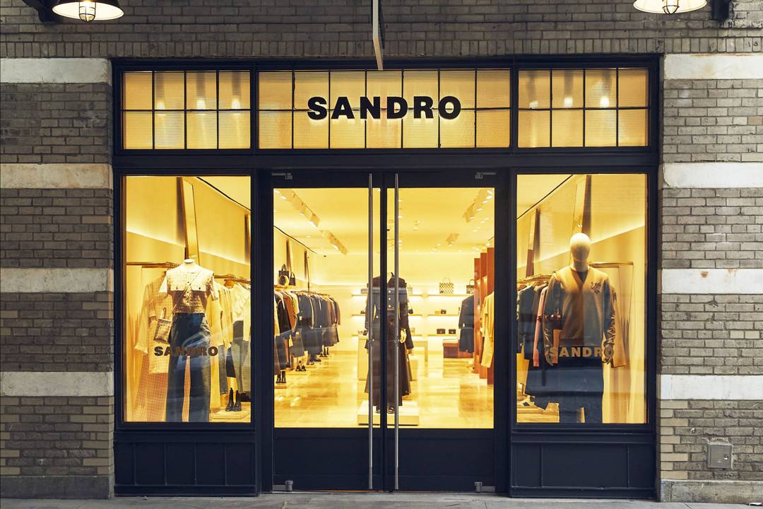 Sandro's new New York City store in the Meat Packing district.