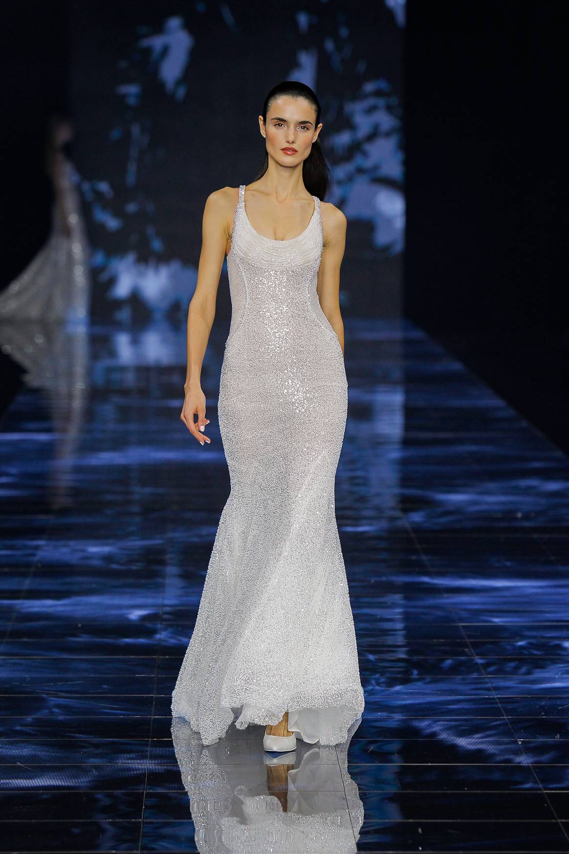 Photo Credits: Presentación de la nueva colección Atelier Pronovias “Seasons of Light”, para 2024. Fotografía de cortesía.