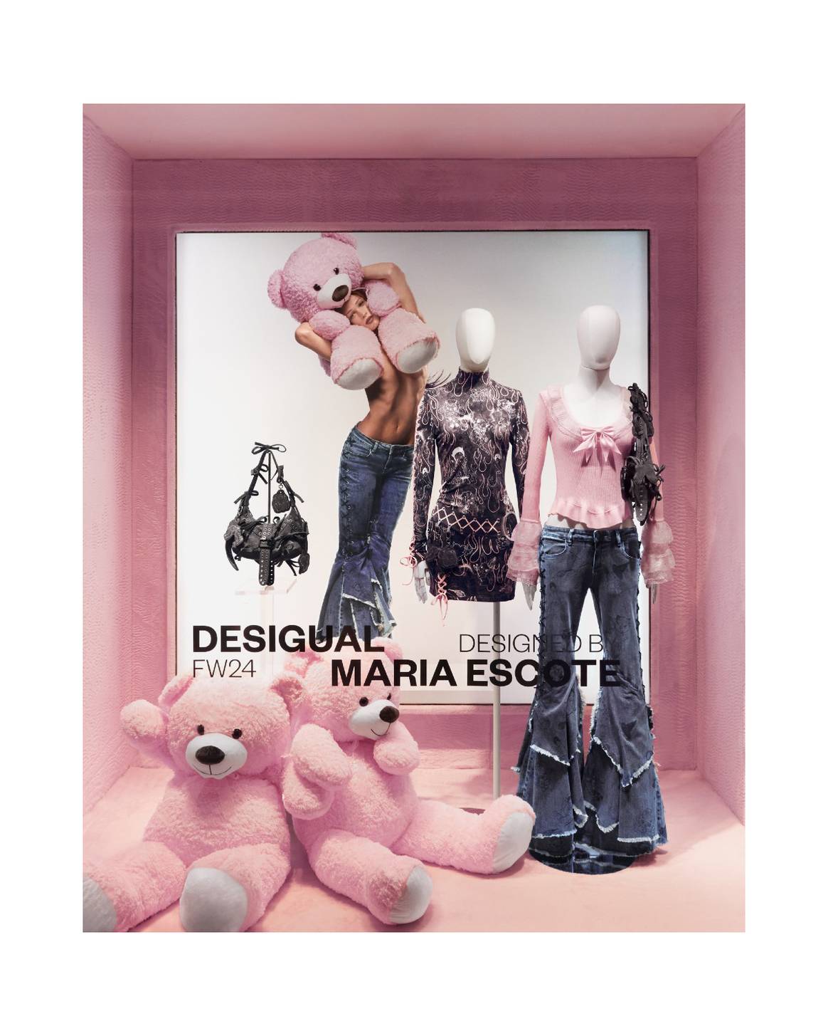 Colección cápsula colaborativa diseñada por María Escoté para Desigual, para la temporada Otoño/Invierno 2024/2025.