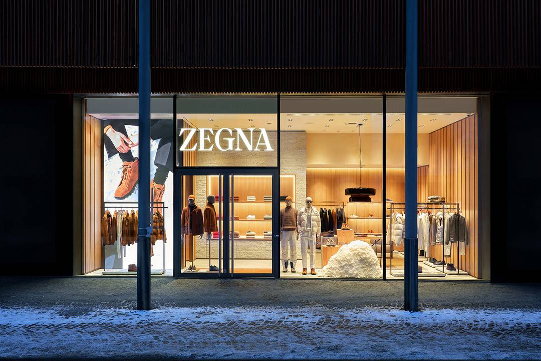 Negozio Zegna a Saint Moritz