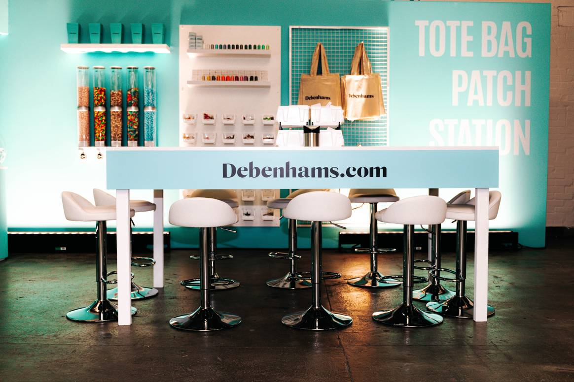 Debenhams stand at Graduate Fashion Week 2025