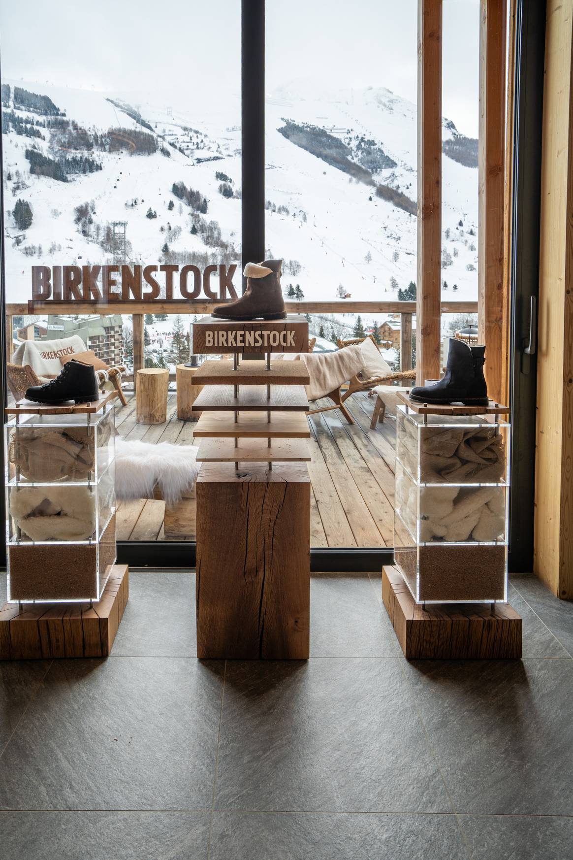 Pop-up : Birkenstock aux Deux Alpes