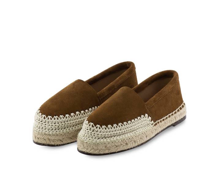 TORAL BABY BLUE SUEDE ESPADRILLES | Toral Shoes
