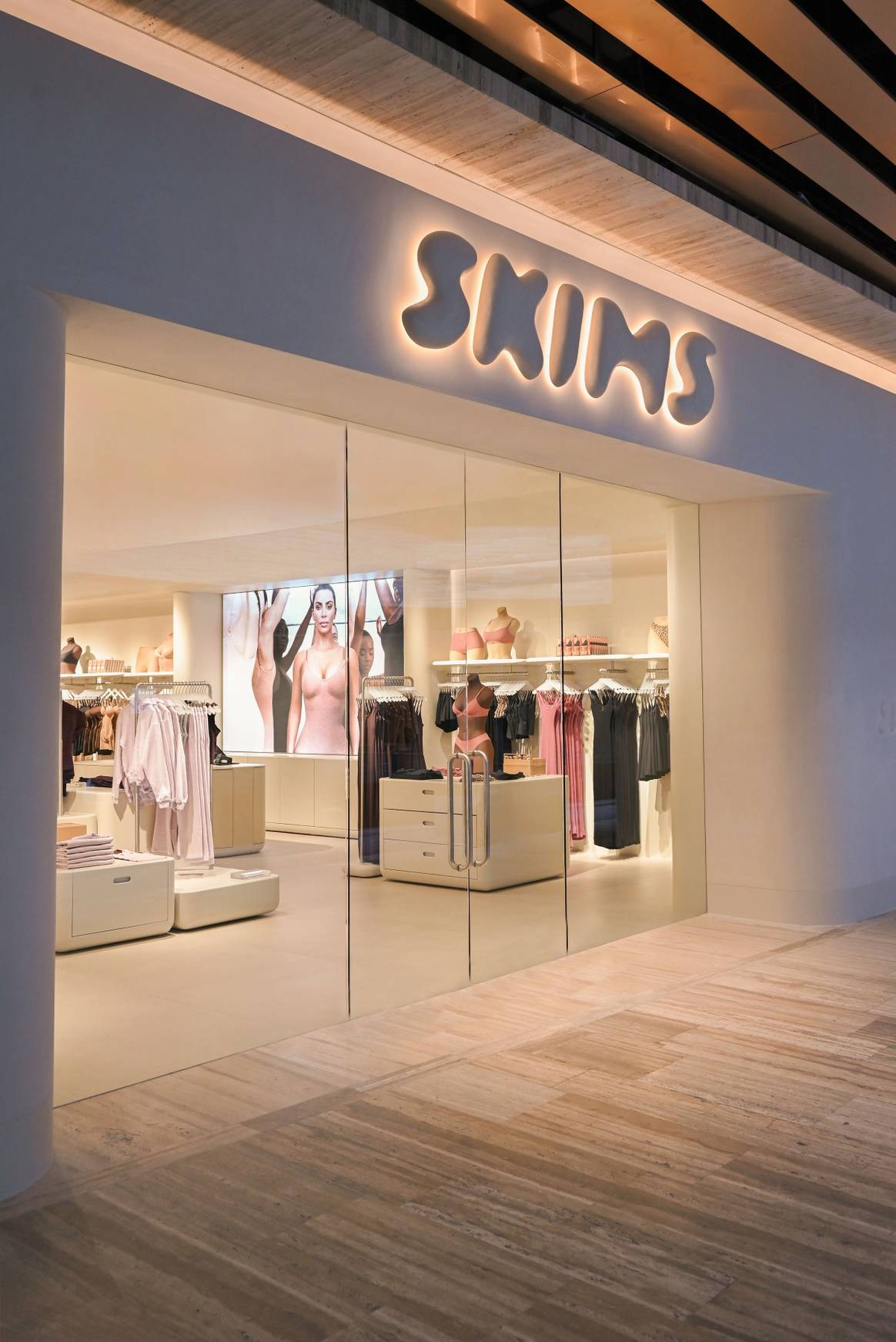 Skims store in Artz Pedregal shopping centre, Mexico City