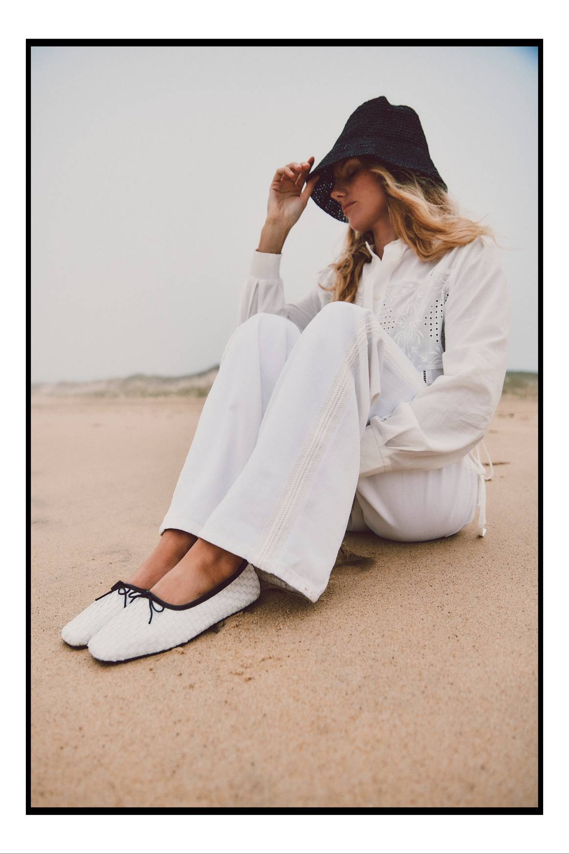 Derek Lam 10 Crosby x Frēda Salvador collection campaign starring surfer Quincy Davis