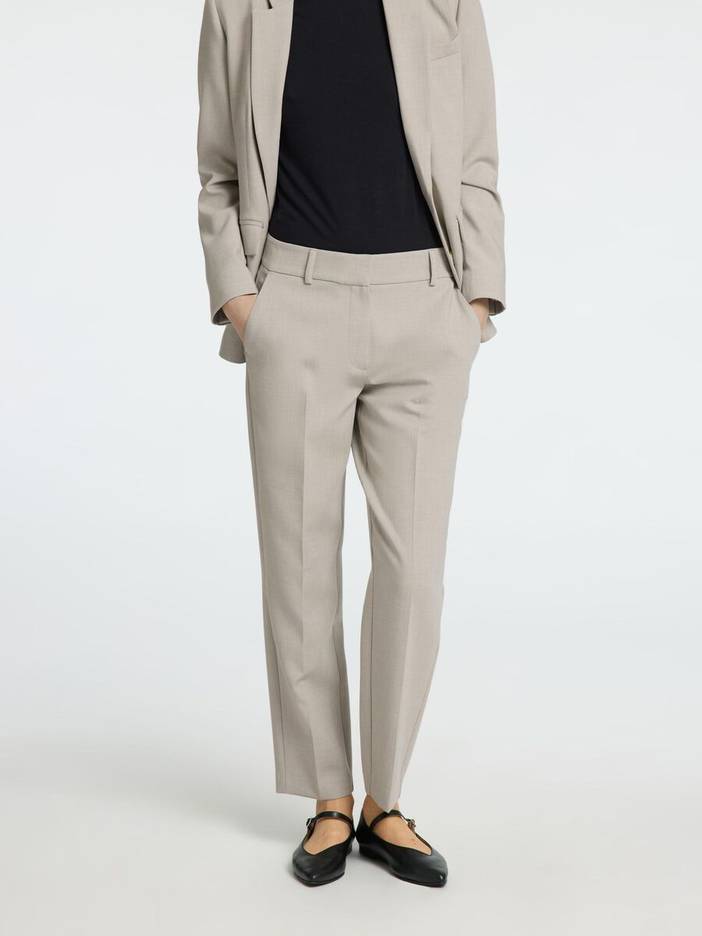 Cropped Tapered Fit Broek | Selected-Femme