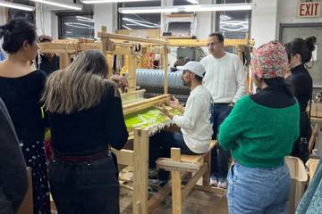 Anybag gives Parsons EMiLUX students factory tour and workshop