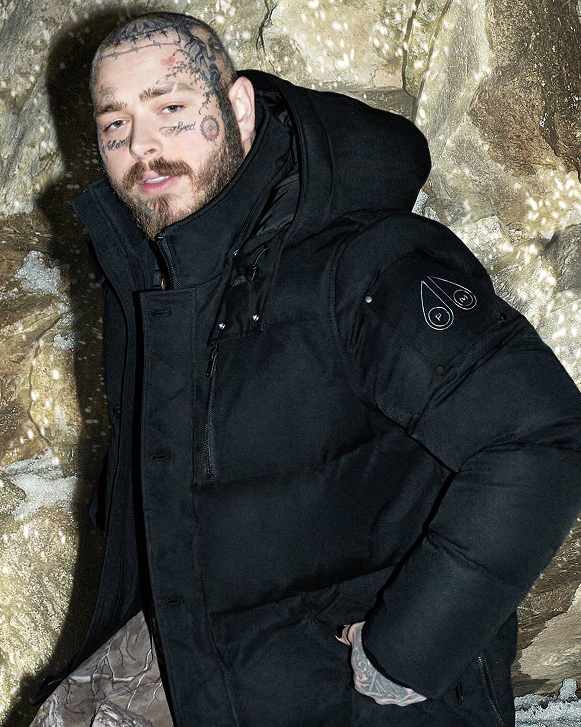 Post Malone x Moose Knuckles. Foto: Moose Knuckles