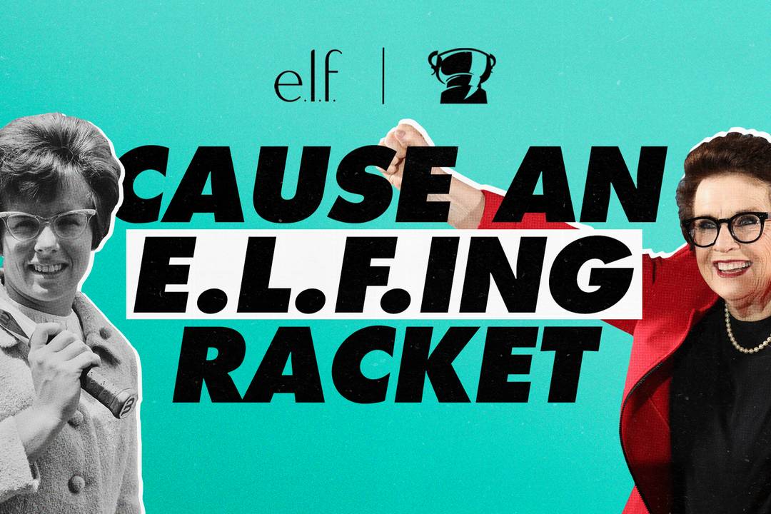 E.l.f. partners with Billie Jean King to elevate and empower women in sports