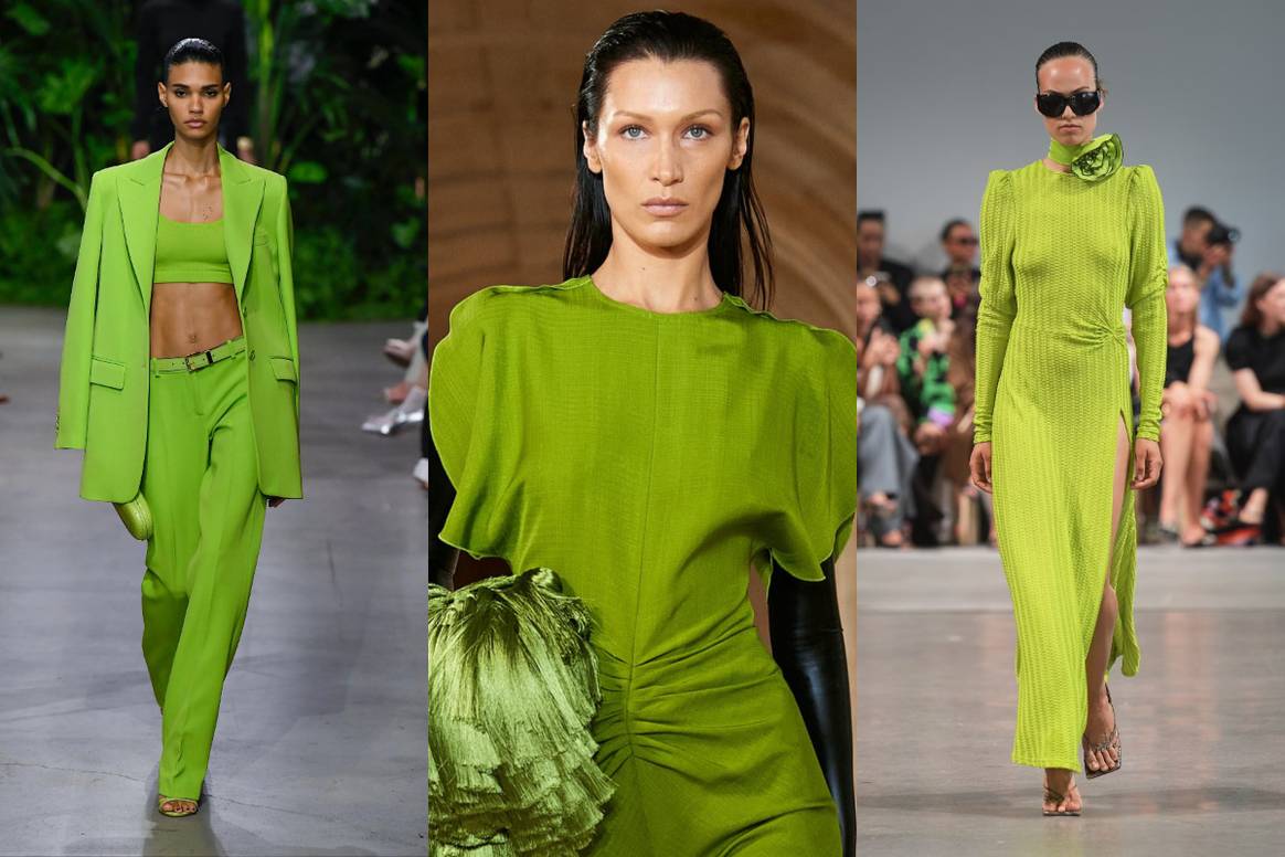 Spotted on the catwalk: Pantone's spring/summer 2023 fashion colours