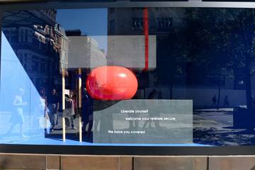 Thinx and Selfridges team up on a window display about periods