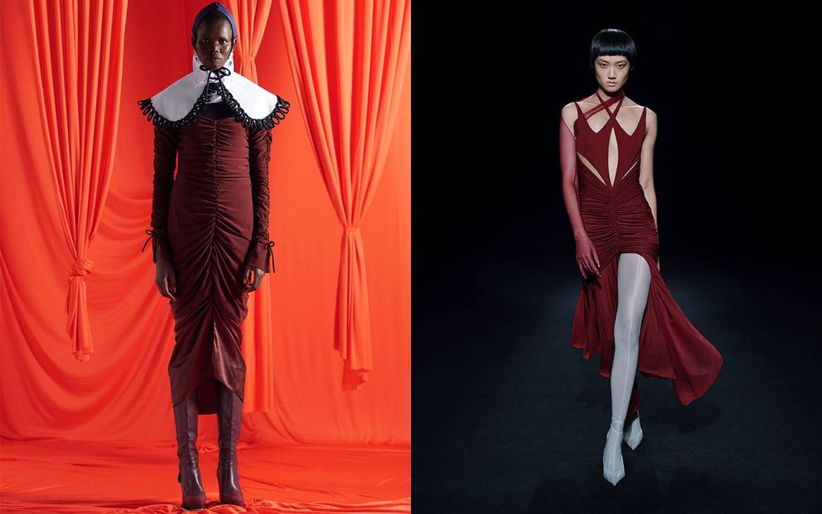 Crédito de foto: Cortesía de Richard Malone & Mugler FW21 © Catwalkpictures.com