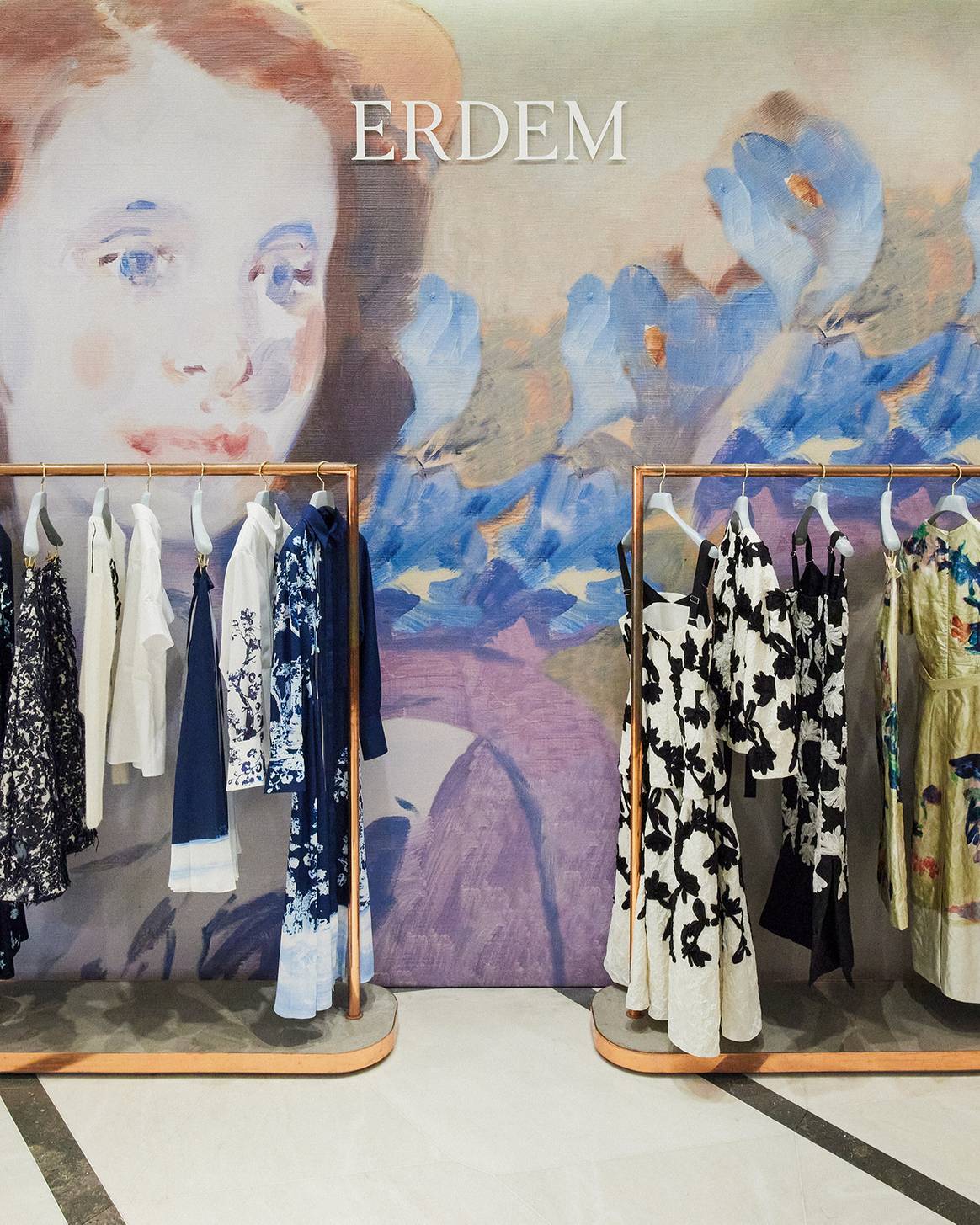 Erdem installation at Selfridges