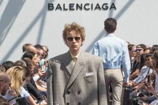 Unfitted garments ruled the runways at Valentino, Balenciaga, and Lemaire