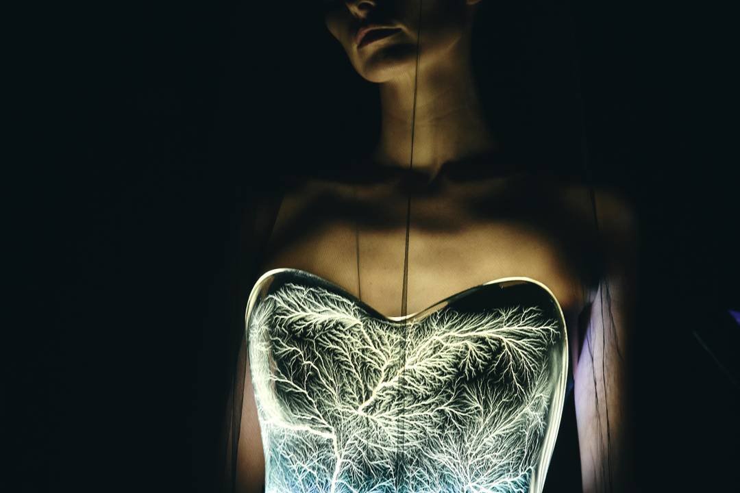Iris Van Herpen haar 'Fractual Universe' jurk voor Couture AW 26