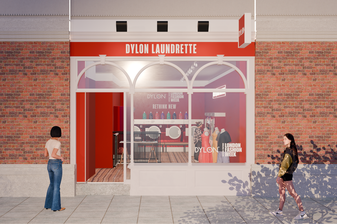 CGI of the Dylon Laundrette