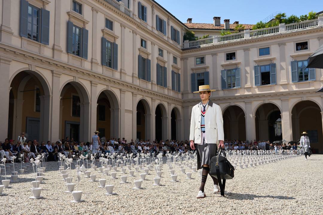 Thom Browne SS27 menswear at Milan Fashion Week