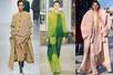 Les couleurs clés de la Fashion Week FW24 de Paris : le kaki, un rose neutre et des nuances de vert