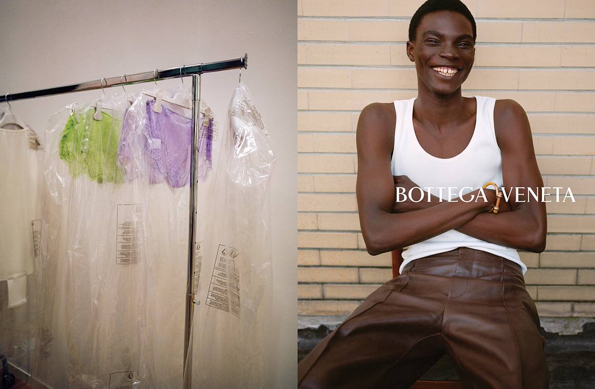 Photo Credits: Colección de Bottega Veneta para la temporada de Invierno de 2022, fotografía de campaña.