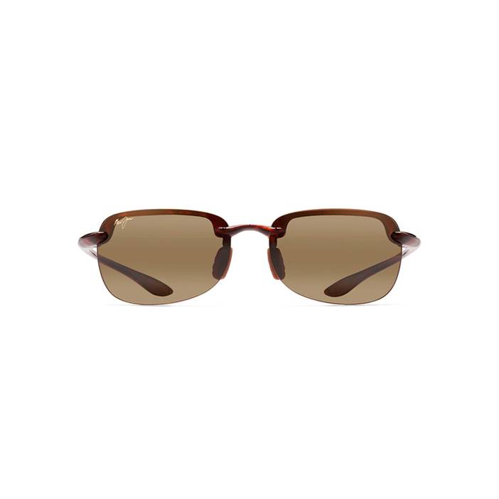 Sandy Beach Rimless Polarized Sunglasses | Gloss Black Frames with Neutral Grey Lenses | Maui Jim