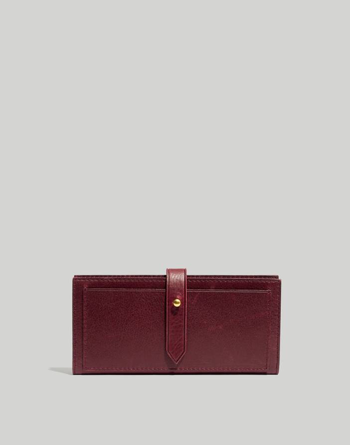 The Leather Post Wallet | Madewell