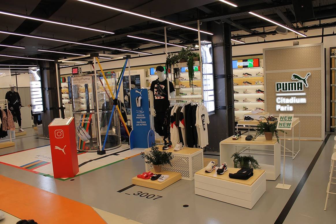 Puma se revampe chez Citadium avec un corner entièrement digitalisé