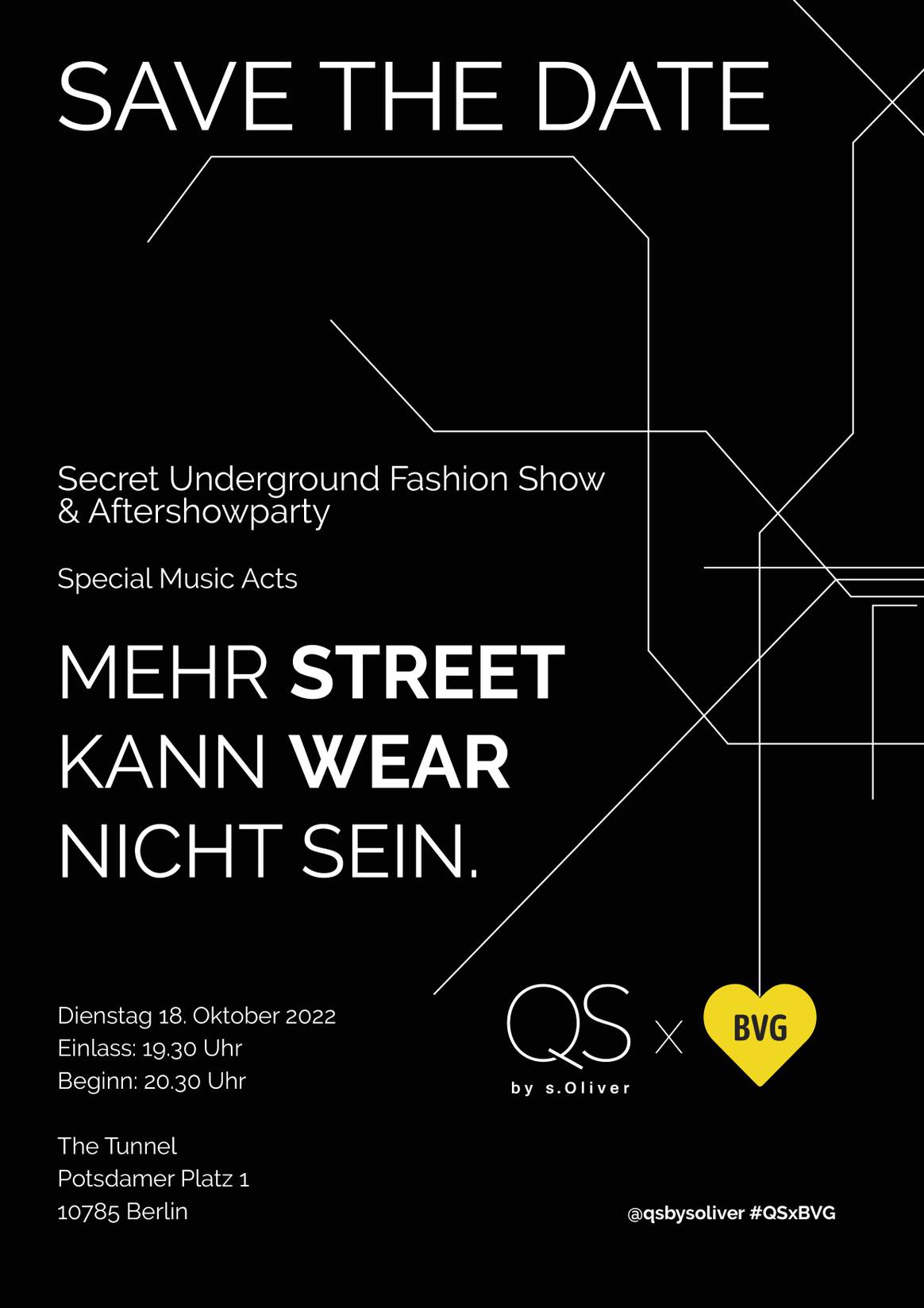 QS by s.Oliver x BVG. Bild: S.Oliver