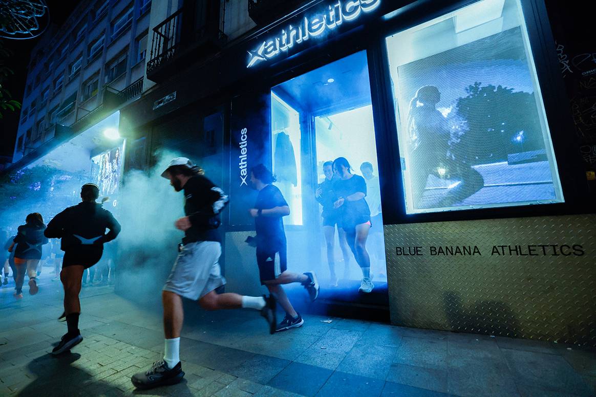 Tienda de Blue Banana Athletics en el número 47 de la calle de Fuencarral de Madrid.