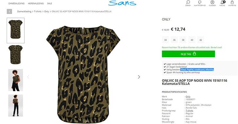 Sans-Online: ‘Ons winkelpersoneel helpt nu mee in de webshop’