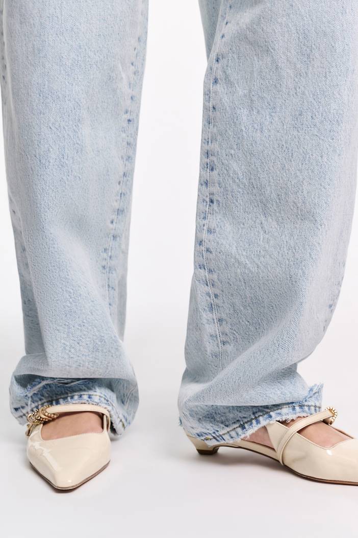 Peg waist tapered baggy jeans | dorothee schumacher