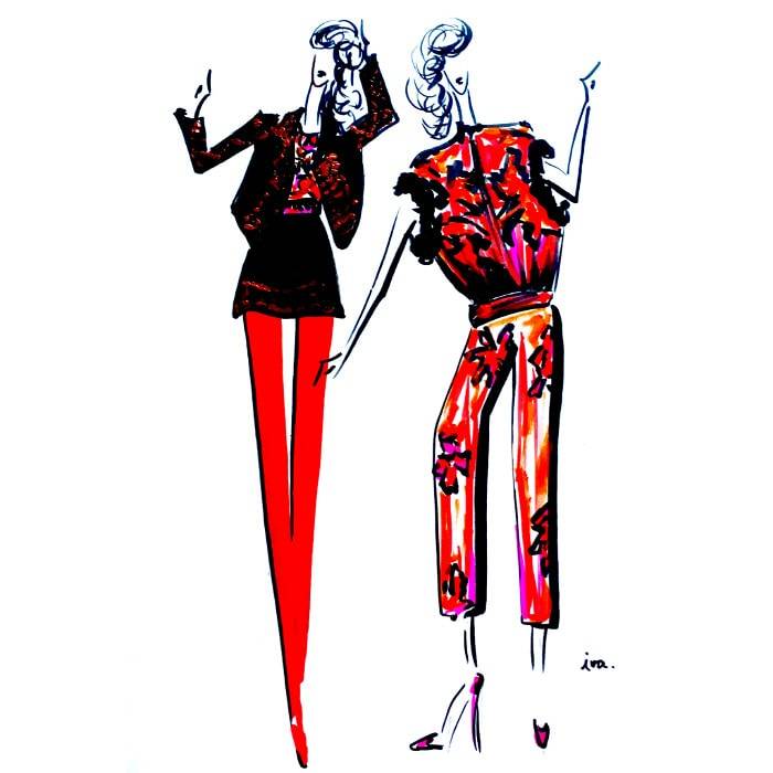 Illustraties: H&M’s designersamenwerkingen in beeld