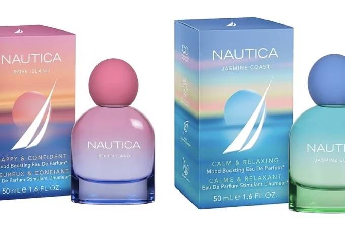 New Nautica fragrances, Rose Island and Jasmine Coast.