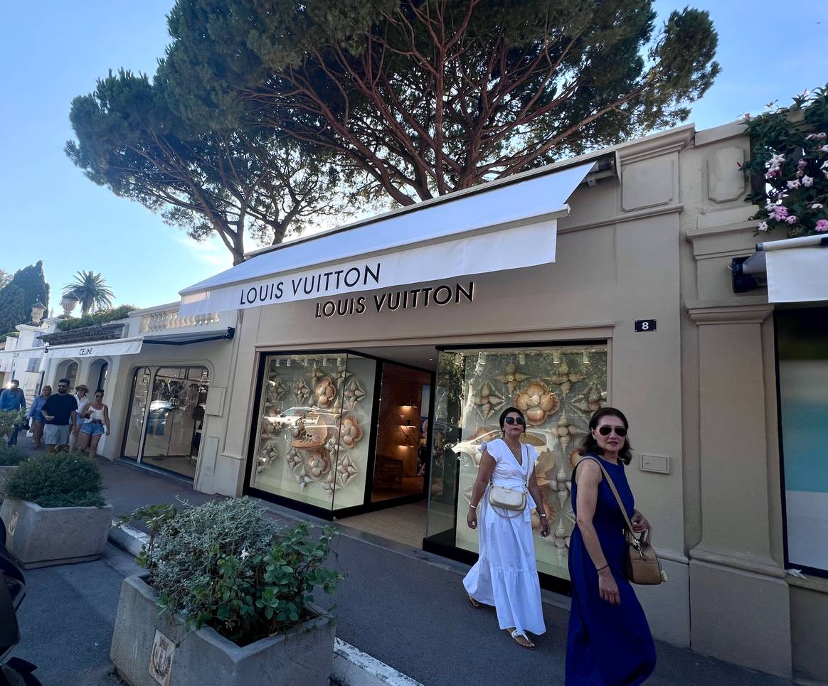 Luxusboutiquen in Saint-Tropez.