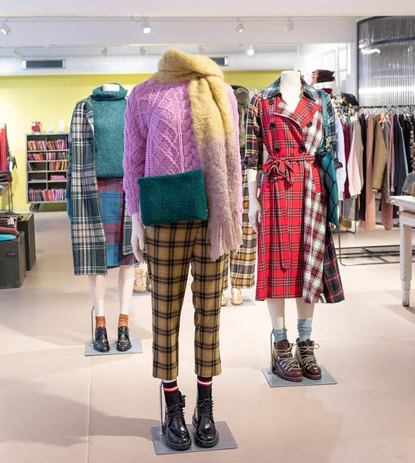 L'heure est au tartan chez Merci pendant la Fashion Week