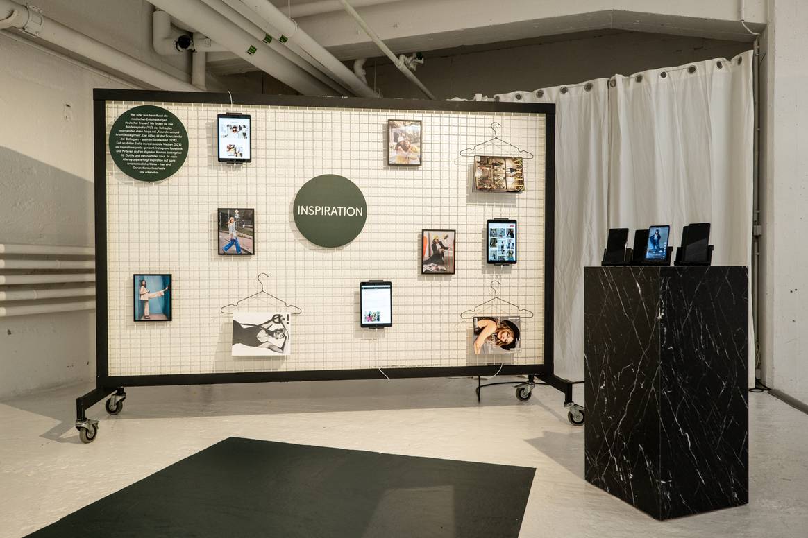 Installation zum Thema Inspiration beim Launch-Event des Bonprix
Fashion Reports 2023